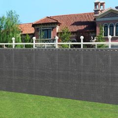 Balcony Privacy Screen 150 g/m² ，180x600cm Wind Protection UV Protection with Cable Ties