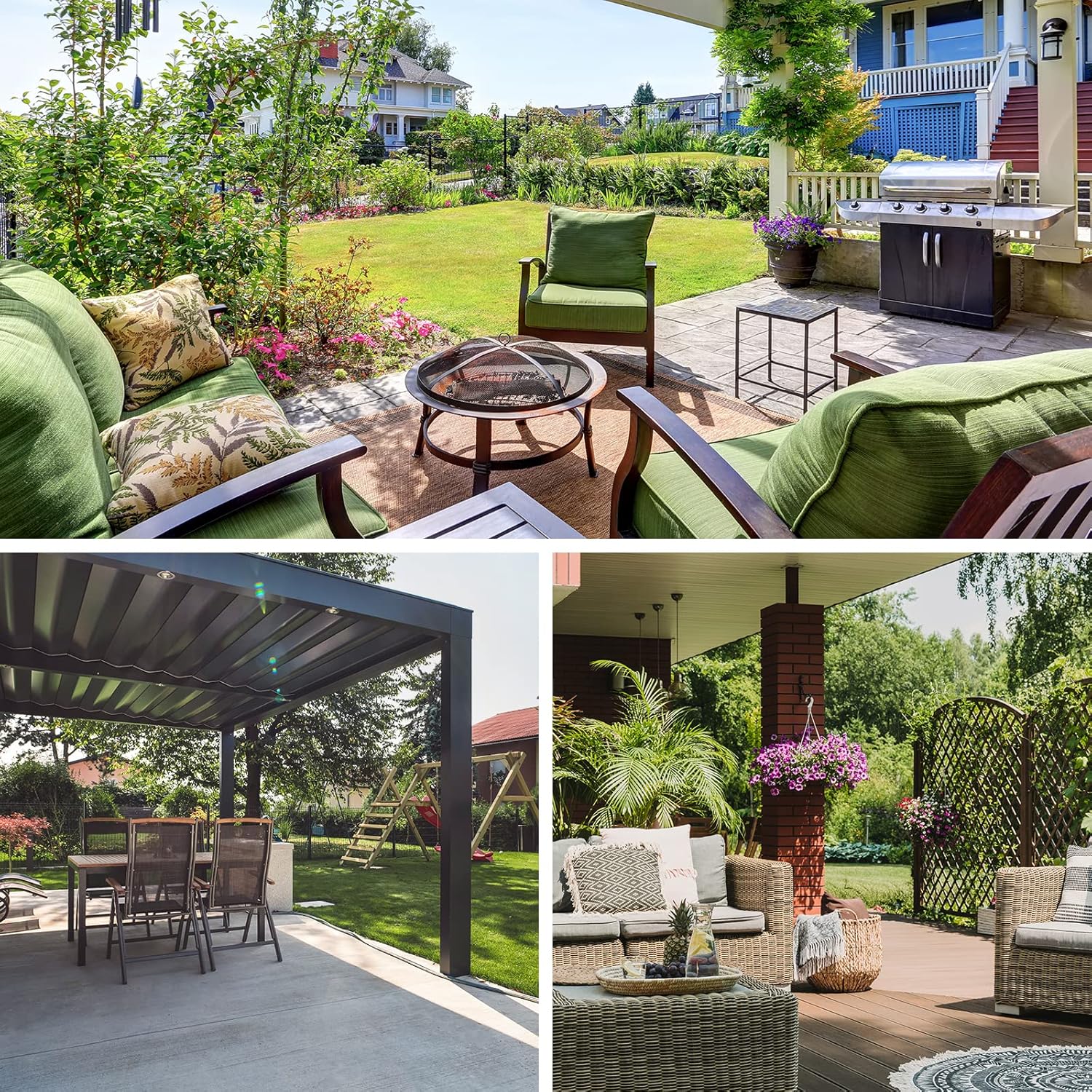 Balcony Privacy Screen 90 g/m² ，120x600cm Wind Protection UV Protection with Cable Ties