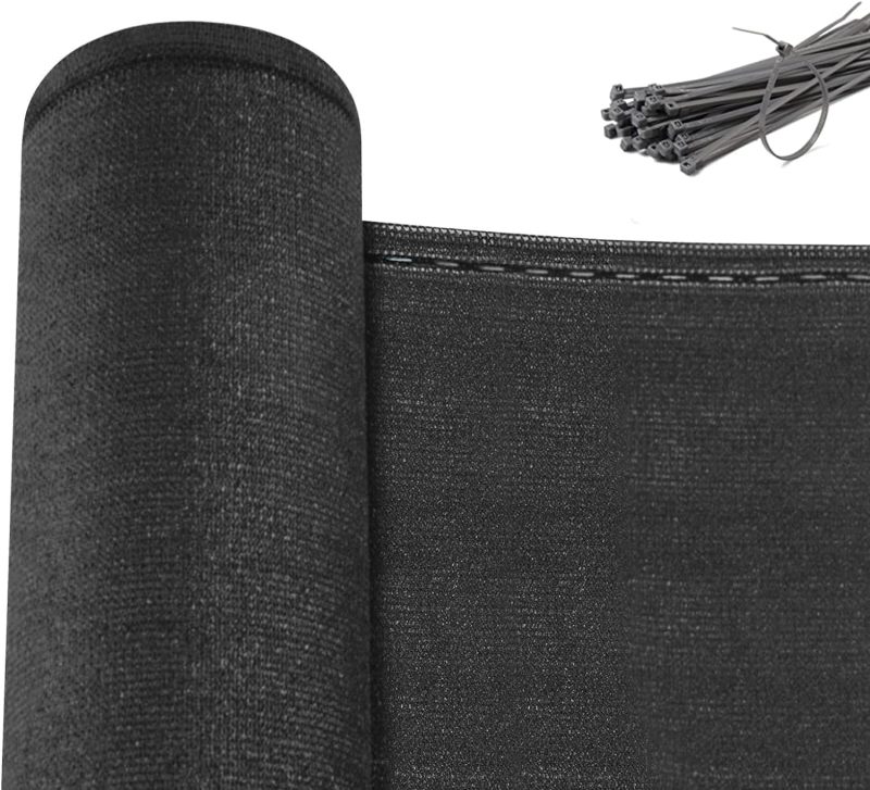 Balcony Privacy Screen 150 g/m² ，200x600cm Wind Protection UV Protection with Cable Ties