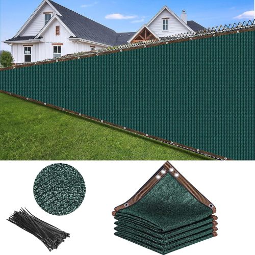 Balcony Privacy Screen 150 g/m² ，100x600cm Wind Protection UV Protection with Cable Ties