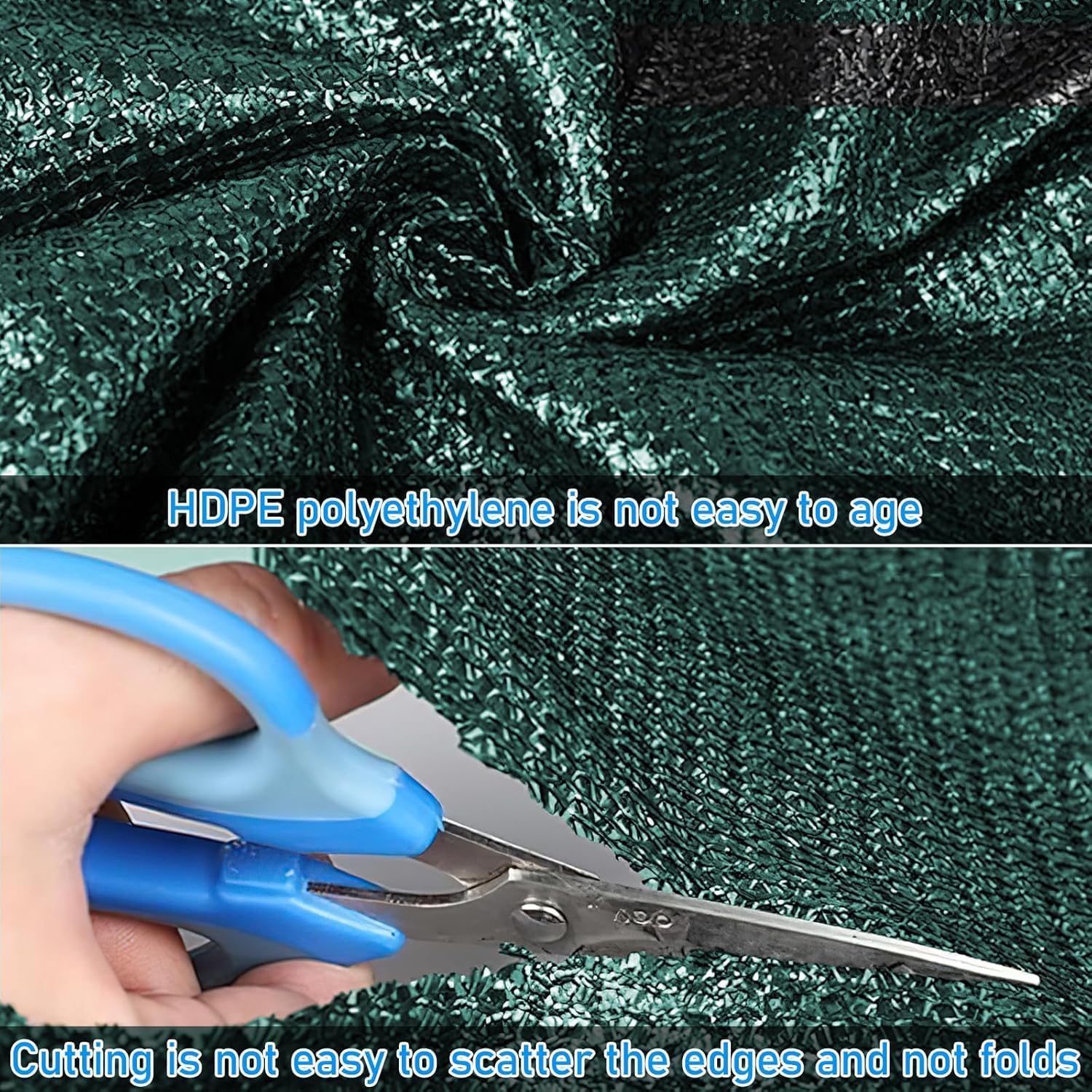 Balcony Privacy Screen 150 g/m² ，100x600cm Wind Protection UV Protection with Cable Ties