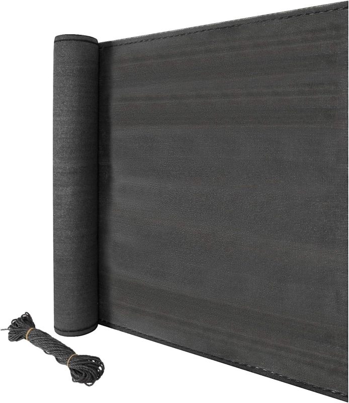 Balcony Privacy Screen 220 g/m² Wind Protection UV Protection with Cable Ties