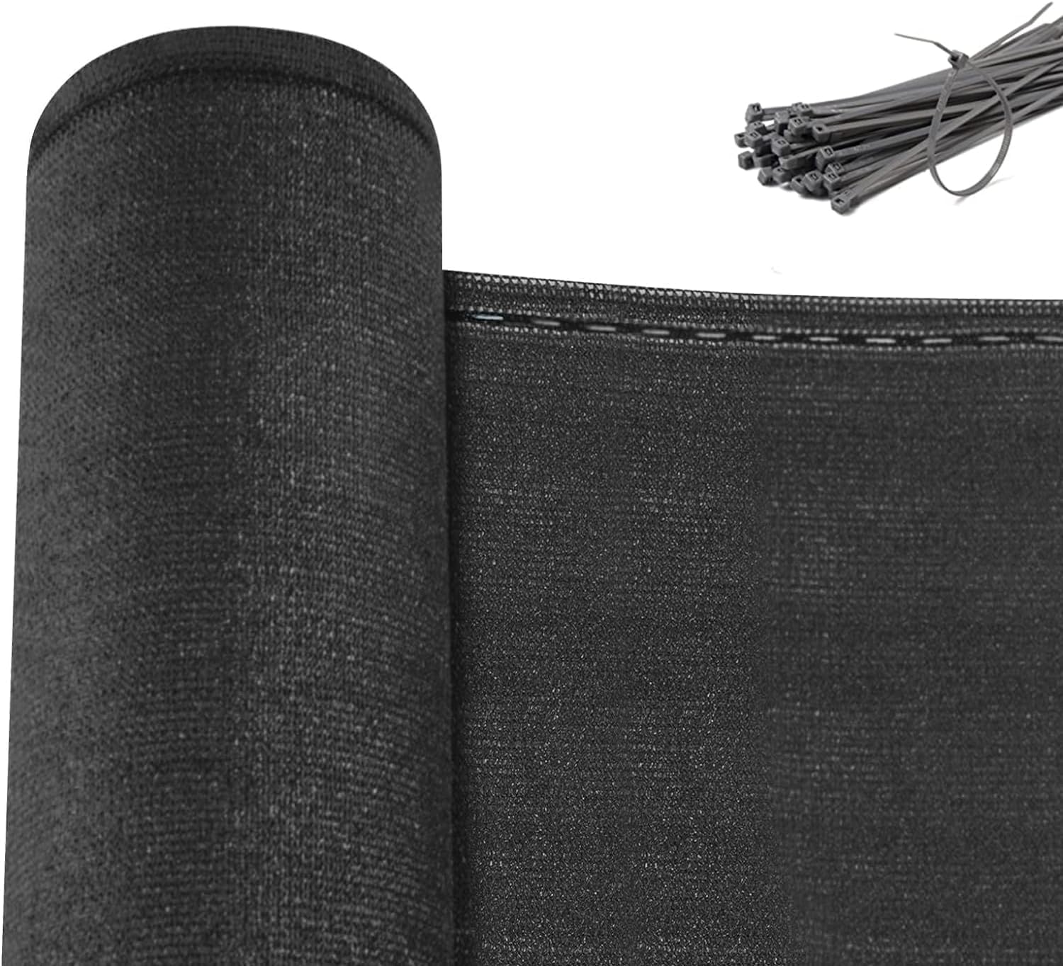 Balcony Privacy Screen 90 g/m² ，200x600cm Wind Protection UV Protection with Cable Ties