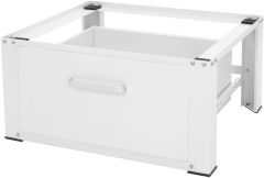 Universal Washing Machine Base Frame with Drawer Metal Washing Machine Base Cabinet for Washing Machines and Dryers