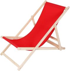 Beach chairs without armrests Folding Garden Lounger Deck Chair Beach Lounger