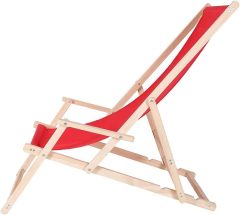 Beach chairs with armrests Folding Garden Lounger Deck Chair Beach Lounger