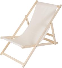 Beach chairs without armrests Folding Garden Lounger Deck Chair Beach Lounger