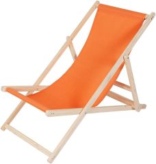 Beach chairs without armrests Folding Garden Lounger Deck Chair Beach Lounger