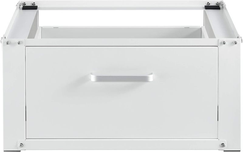 Washing Machine Base with Drawer and Reinforced Side Struts, Max. up to 150 kg, Dryer Base for Washing Machine