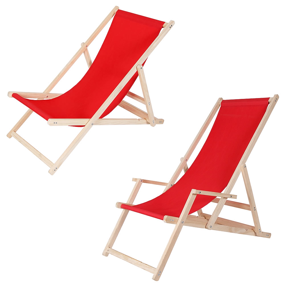 Beach chairs Folding Garden Lounger Deck Chair Beach Lounger