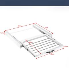 Intermediate Frame Dryer Washing Machine Connection Frame with Towel Holder Steel Washing Tower Connection Kit