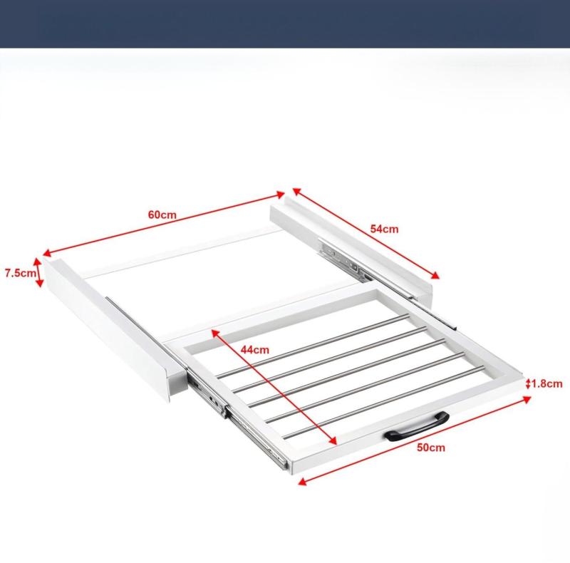 Intermediate Frame Dryer Washing Machine Connection Frame with Towel Holder Steel Washing Tower Connection Kit