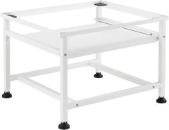 Metal Washing Machine Stand with Pull-Out Shelf - Heavy Duty Base for Washers/Dryers, Storage Shelf