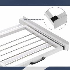 Intermediate Frame Dryer Washing Machine Connection Frame with Towel Holder Steel Washing Tower Connection Kit