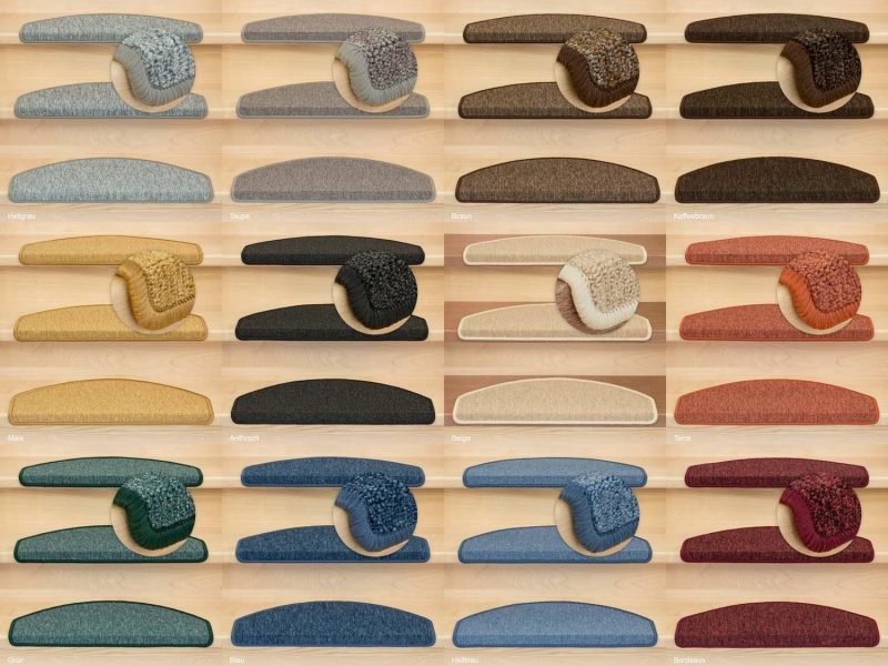 Premium Self-Stick Stair Mats - Non-Slip Soundproof Step Pads, Scratch-Resistant & No Residue, Perfect for Home/Office/Commercia