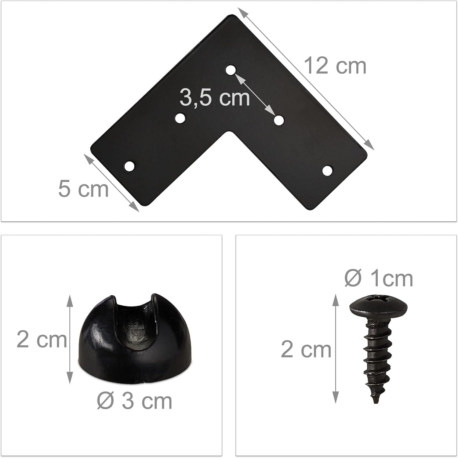 2-Rod Hairpin Table Legs Set of 4 Metal Desk Legs, Industrial Style Metal Table Legs for DIY Dining/Console Tables, Included Screws