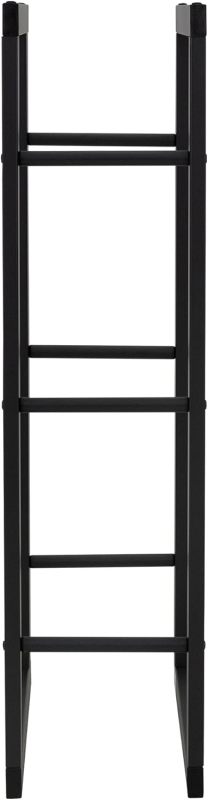 Metal Firewood Rack Sturdy Steel Log Holder for Indoor Outdoor Fireplace Use