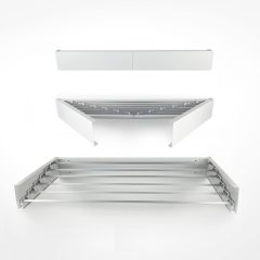 Wall-Mounted Clothes Airer - Foldable Drying Rack for Indoor Outdoor