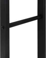 Metal Firewood Rack Sturdy Steel Log Holder for Indoor Outdoor Fireplace Use