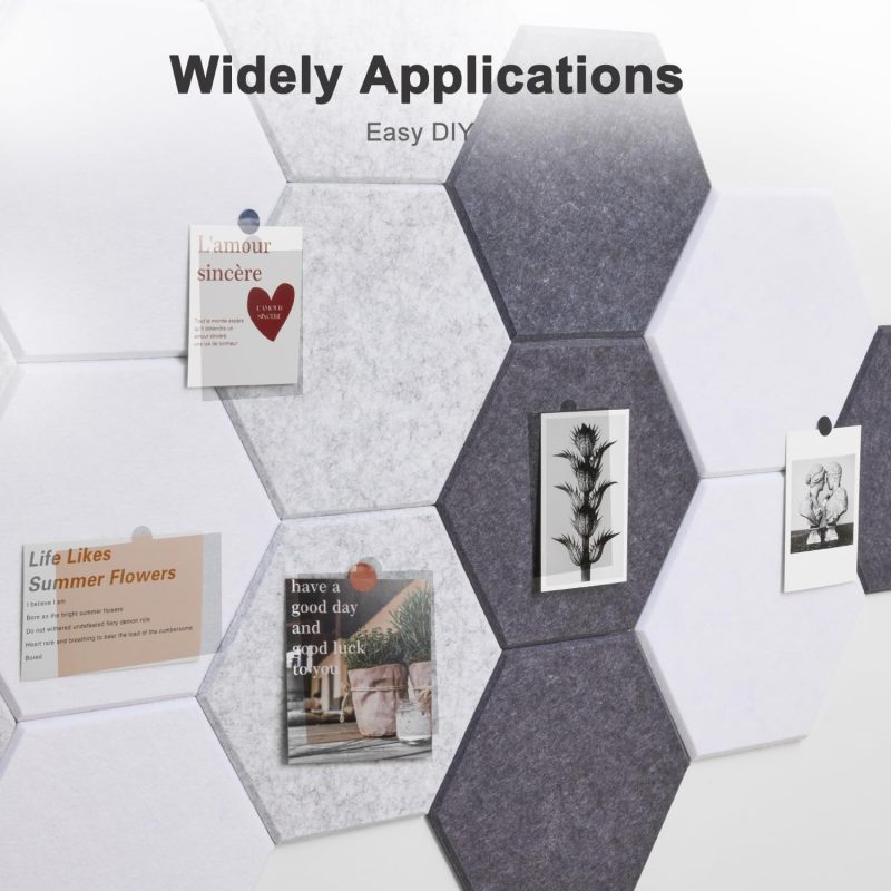 Premium Self-Adhesive Acoustic Panels - 12 Pack Sound Absorption Panels for Gaming Room