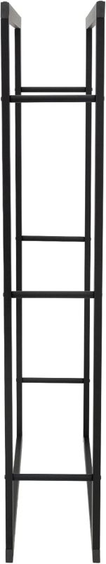 Metal Steel Firewood Rack - Outdoor/Indoor Log Storage Holder for Patio & Fireplace