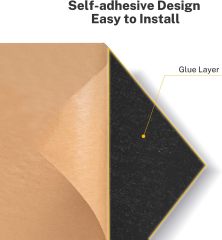Easy Install Self-Adhesive Acoustic Panels - Noise Reduction for Office & Bedroom