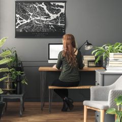 DIY-Friendly Hairpin Table Legs Set of 4, 2 Braces, Metal, Hairpin Table Leg