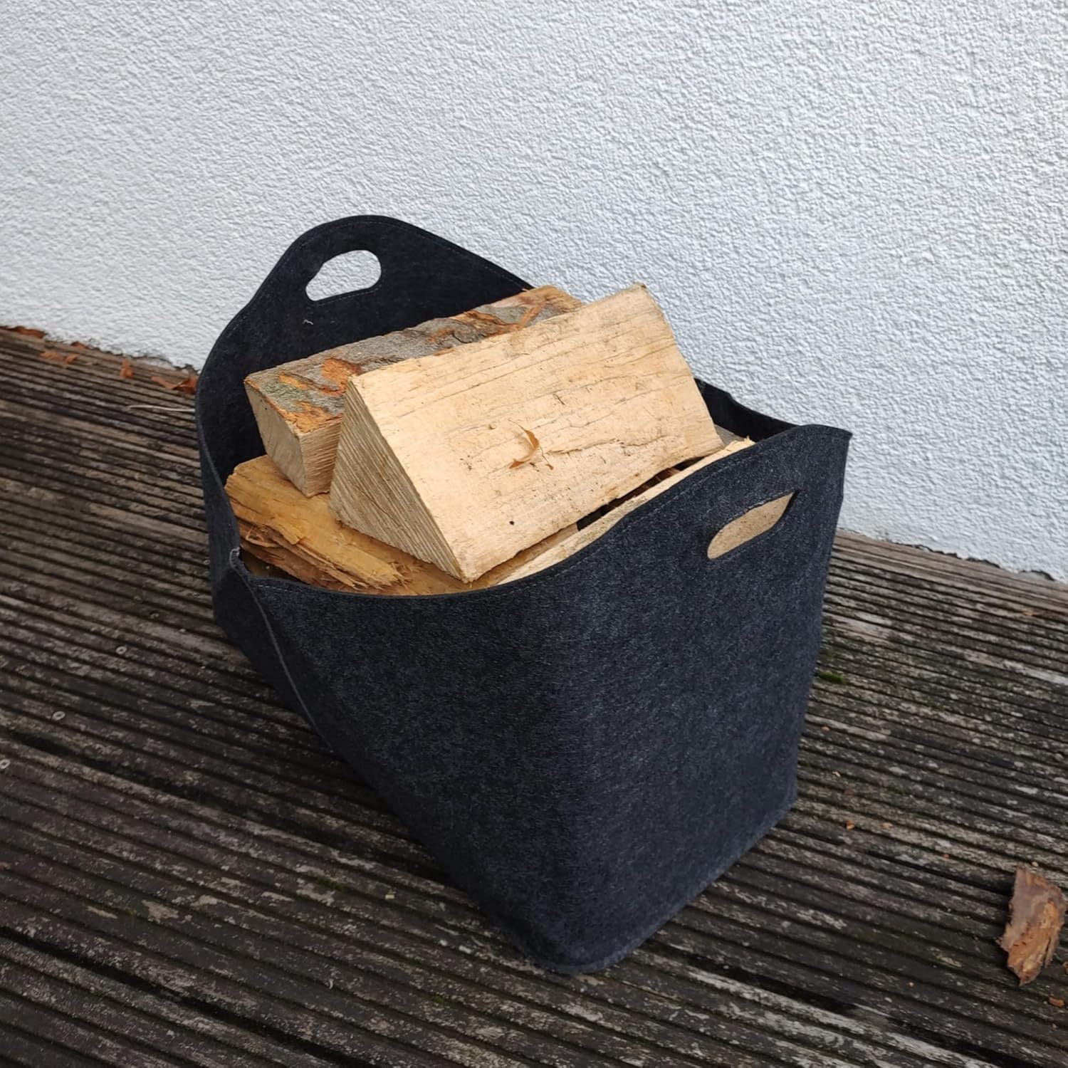 Minimalist Felt Magazine Rack - Decorative Holder for Magazines, Books & Office Supplies