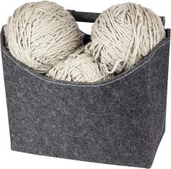 Foldable Felt Magazine Rack - Space-Saving Holder for Home Office & Living Room