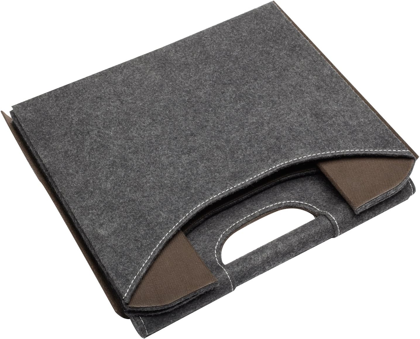 Foldable Felt Magazine Rack - Space-Saving Holder for Home Office & Living Room