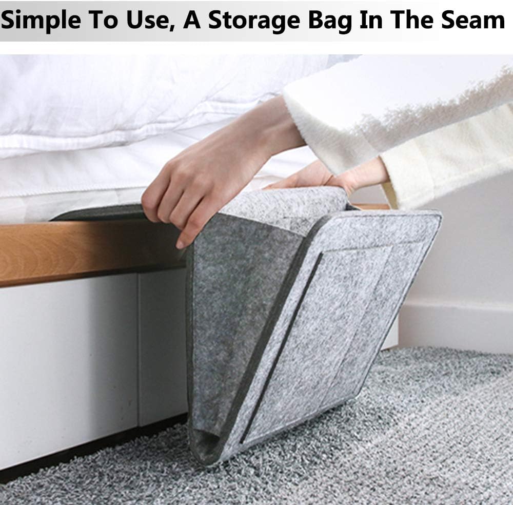 Compact Felt Magazine Rack - Perfect Organizer for Narrow Spaces, Dorms & Apartments