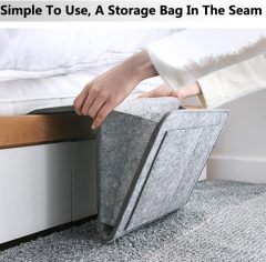 Compact Felt Magazine Rack - Perfect Organizer for Narrow Spaces, Dorms & Apartments