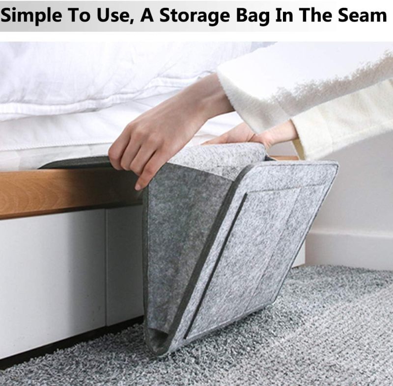 Compact Felt Magazine Rack - Perfect Organizer for Narrow Spaces, Dorms & Apartments