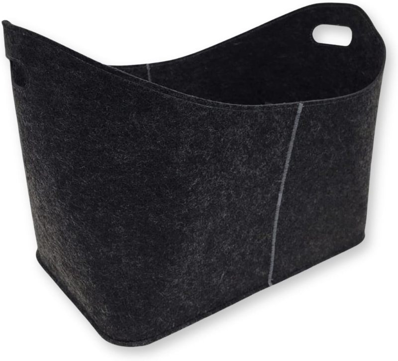 Minimalist Felt Magazine Rack - Decorative Holder for Magazines, Books & Office Supplies
