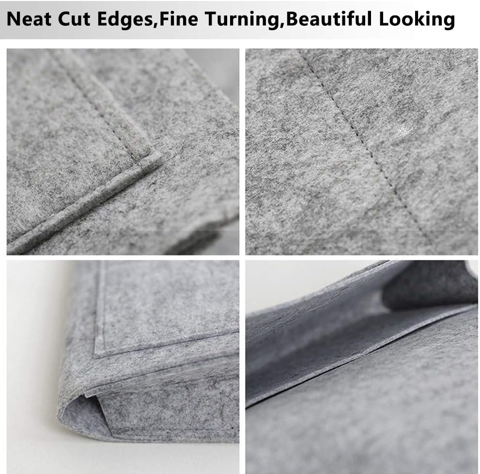 Compact Felt Magazine Rack - Perfect Organizer for Narrow Spaces, Dorms & Apartments