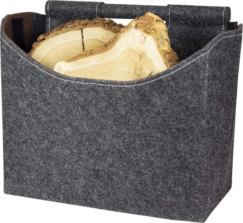 Felt Magazine Rack Sturdy Storage Organizer for Magazines, Books & Newspapers