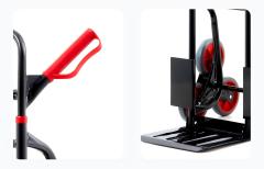 Folding and Height-Adjustable Sack Truck Made of Steel with 3-Wheel System as Stair Sack Truck, Wheeler or Wooden Transport Trolley