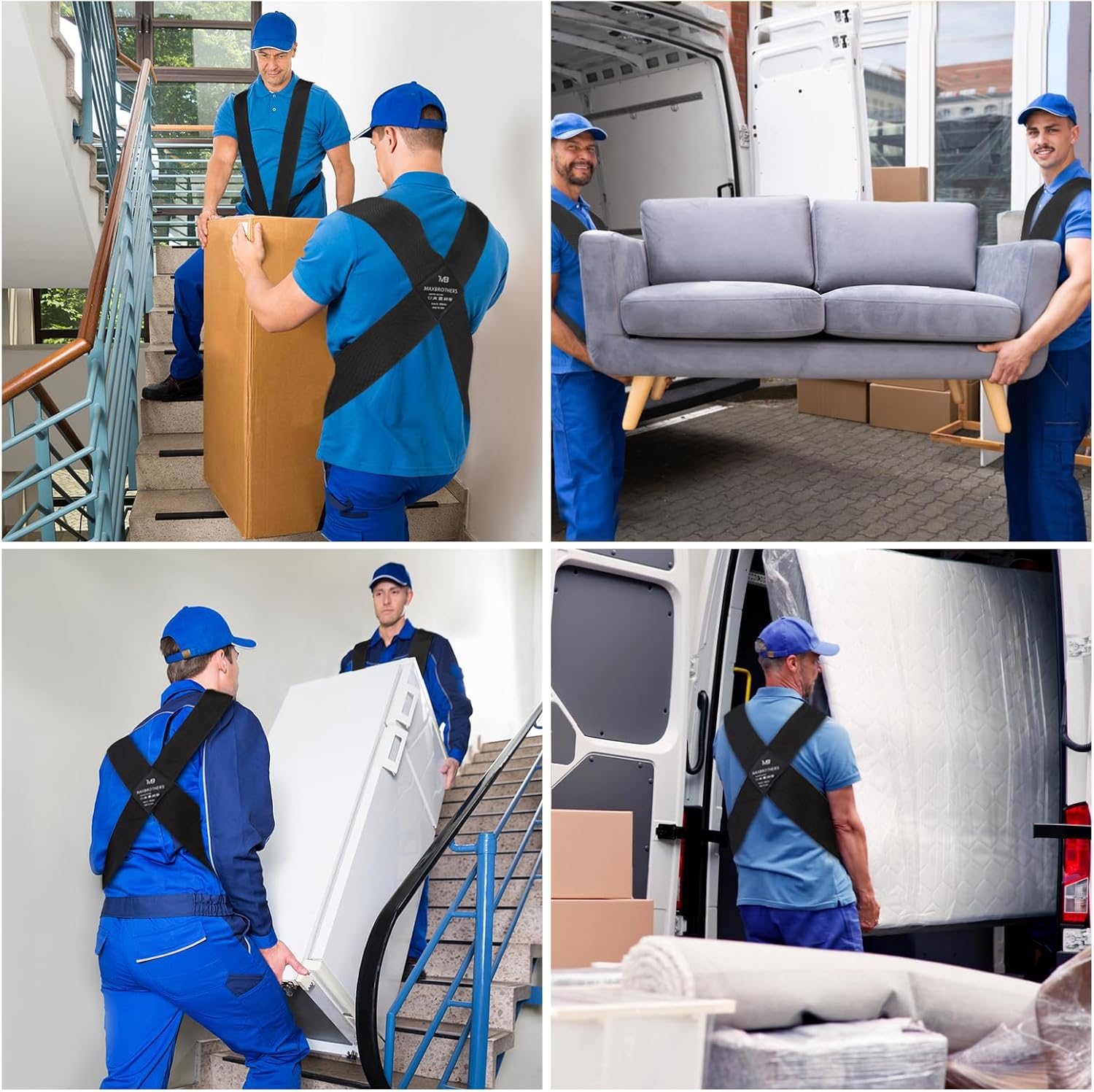 Moving Straps 2 Person Lifting and Moving Belts, Lifting, Moving and Carrying Furniture