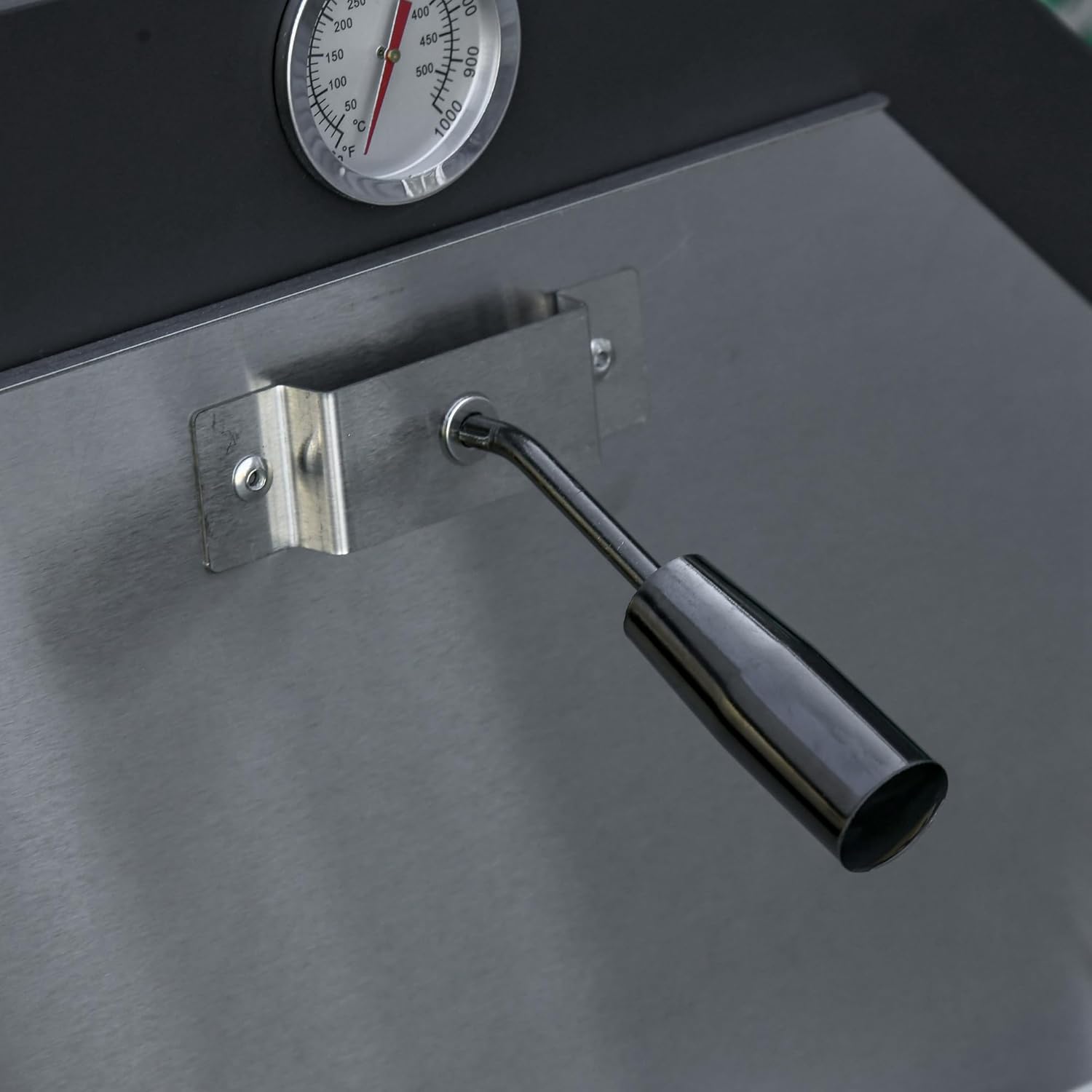 Pizza Maker Wood Fire Pizza Oven Chimney and Pizza Stone Charcoal BBQ Grill Camping Pizza Cooker for Barbecue Camping Backyard Party