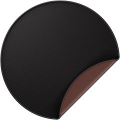 Dia 80cm Round BBQ Floor Protection Mat Water-Resistant Oil Resistant Grill Floor Protection Mat for BBQ Grill Fireplace