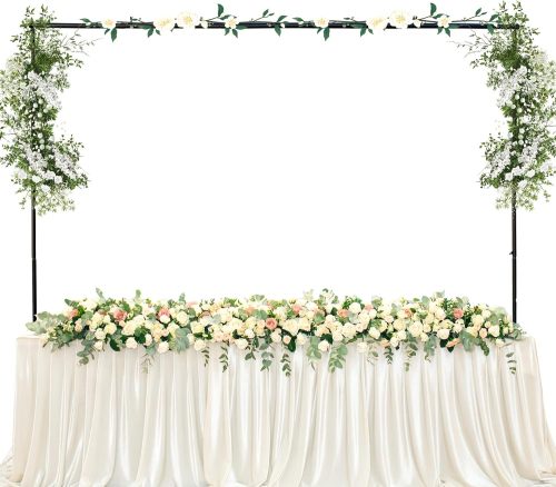 Decorative table stand with Clamps Table Arch Height Adjustable for Party Wedding Christmas Decoration