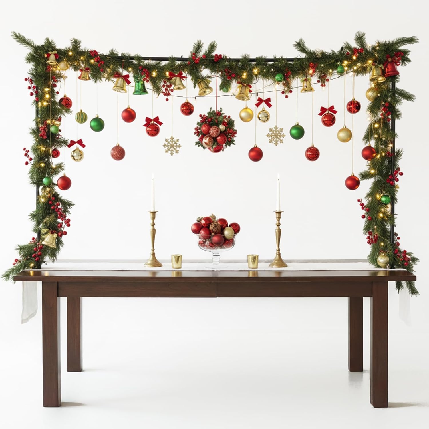 Decorative Table Arch table stand with Clamps Height Adjustable for Party Wedding Christmas Decoration