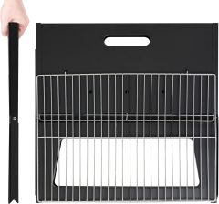 Backpacking BBQ Grill Foldable Barbecue Grill Briefcase for Outdoor Camping Patio and Picnic