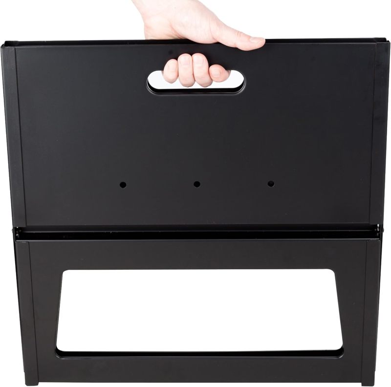 Camping Campfire Grill Foldable Barbecue Grill Mini Tabletop Grill for Outdoor Camping Patio and Picnic