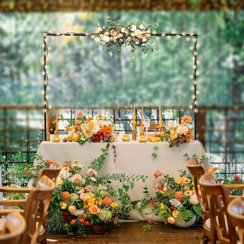 Height Adjustable Decorative table stand with Clamps for Party Wedding Christmas Decoration