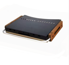 Portable Charcoal Grill Foldable Barbecue Grill Briefcase with Lid Mini Tabletop Grill for Outdoor Camping Patio and Picnic