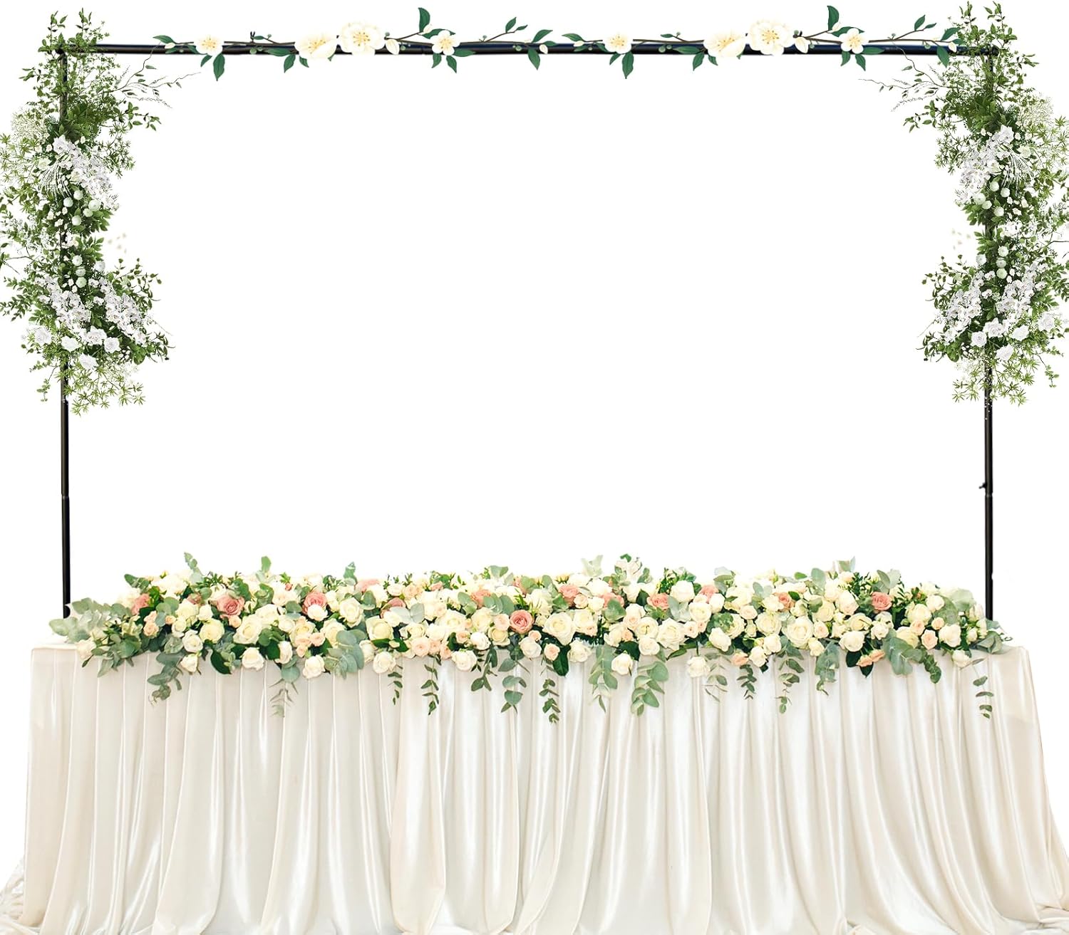 Decorative Table Arch table stand with Clamps Height Adjustable for Party Wedding Christmas Decoration