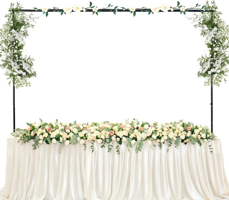 Decorative Table Arch table stand with Clamps Height Adjustable for Party Wedding Christmas Decoration