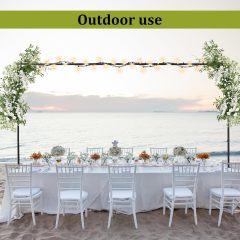 Decorative table stand with Clamps Table Arch Height Adjustable for Party Wedding Christmas Decoration