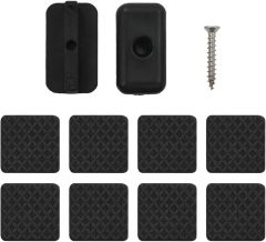 Floor Element for Solar Shower Garden Shower Base Non-Slip Underlay WPC Base Plate for Outdoor Shower